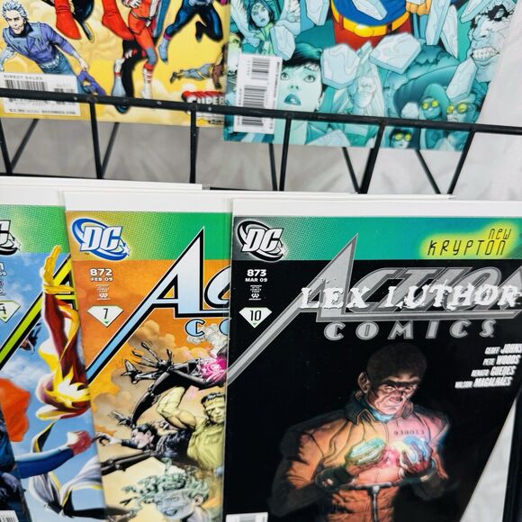 Superman Action Comics 858-866 868-869 871-873 Lot Geoff Johns Vs Brainiac - Picture 3 of 7